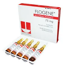 FLOGENE 75 MG CAJA X 5 AMPOLLAS - Ecofarma