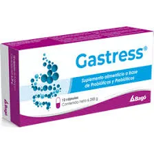 GASTRESS PROBIOTICOS Y PREBIOTICOS CAJA X 12 CAPSULAS - Ecofarma