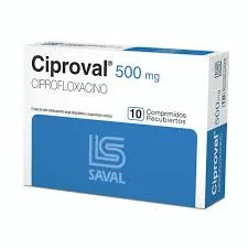 CIPROVAL 500 MG CAJA X 10 COMPRIMIDOS - Ecofarma