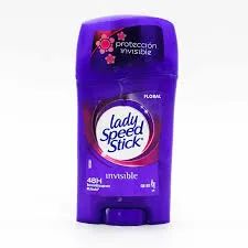 DESODORANTE LADY SPEED STICK BARRA INVISIBLE FLORAL X 50 G - Ecofarma