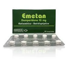 EMETAN DOMPERIDONA 10 MG CAJA X 20 COMPRIMIDOS - Ecofarma