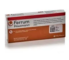 FERRUM HAUSMANN CAJA X 30 TABLETAS MASTICABLES - Ecofarma