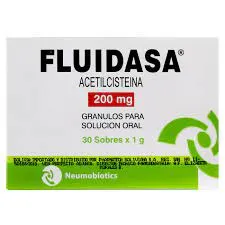 FLUIDASA 200 MG CAJA X 30 SOBRES - Ecofarma