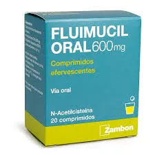 FLUIMUCIL 600 MG. CAJA X 20 COMPRIMIDOS - Ecofarma