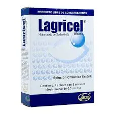 LAGRICEL OFTENO  SOLUCION   OFTALMICA X 5 ENVASES - Ecofarma