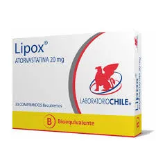 LIPOX 20 MG CAJA X 30 COMPRIMIDOS - Ecofarma