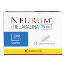 NEURUM 75 MG CAJA X 30 COMPRIMIDOS - Ecofarma