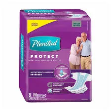 PAÑAL PLENITUD ADULTO PROTEC TALLA "M" X 8 UNIDADES - Ecofarma