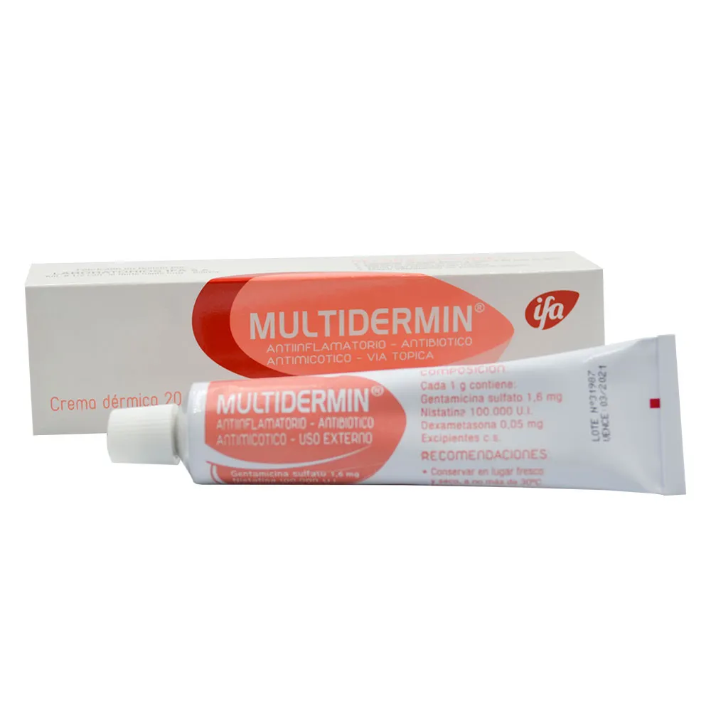 MULTIDERMIN CREMA TUBO X 20 GR. - Ecofarma