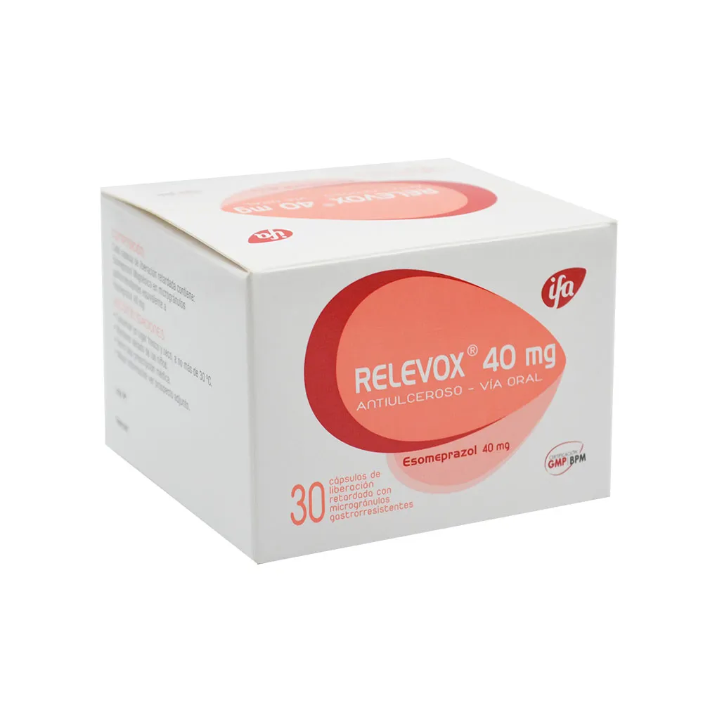 RELEVOX 40 MG CAJA X 30 CAPSULAS - Ecofarma