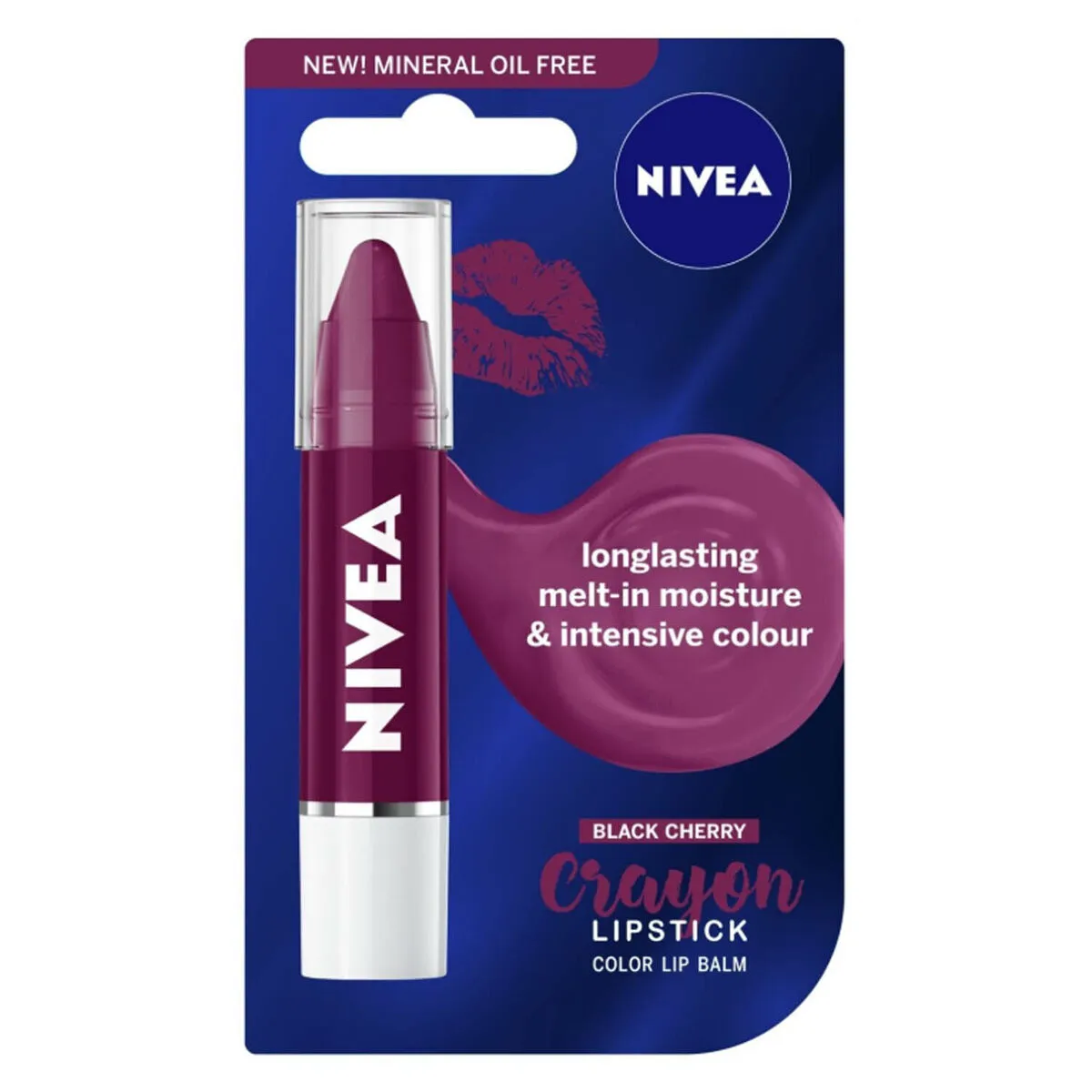LABELLO NIVEA CRAYON BLACK CHERRY X 3 G - Ecofarma