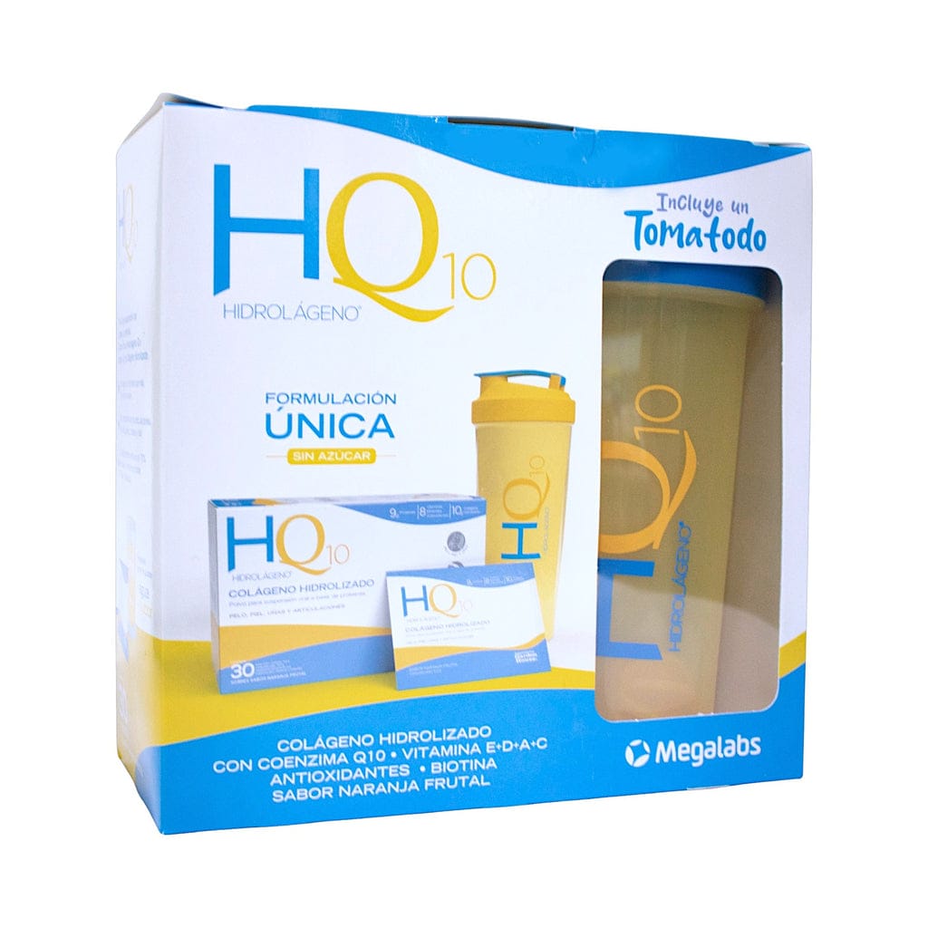 HIDROLAGENO Q10 CAJA X 30 SOBRES + TOMATODO - Ecofarma